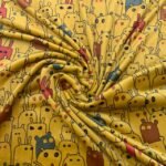 Malha Laminada - Amarelo