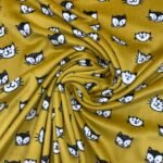 Malha Laminada - Amarelo