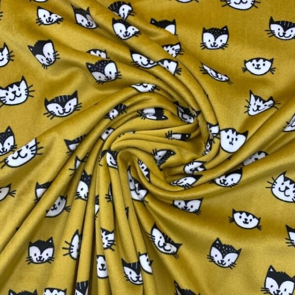 Malha Laminada - Amarelo