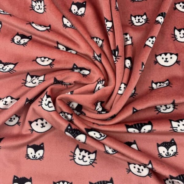 Malha Laminada - Rosa