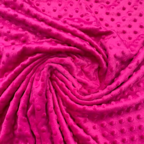 Malha Minky - Rosa Fuxia