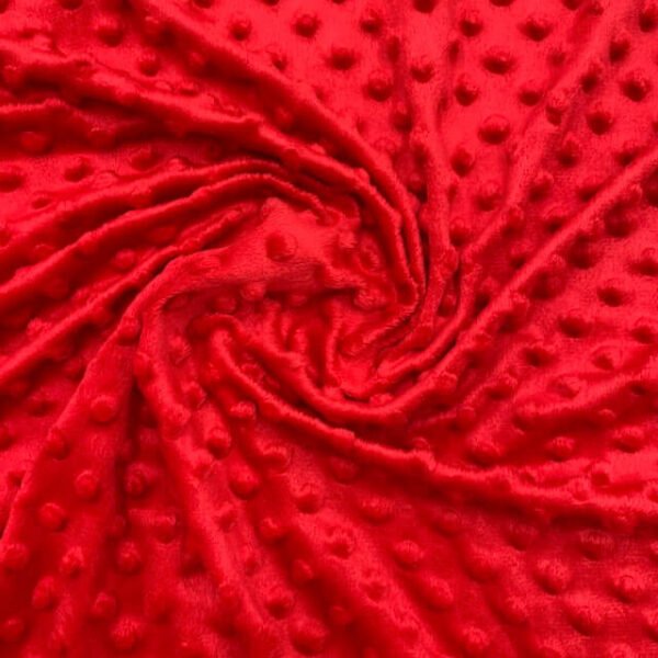 Malha Minky - Vermelho