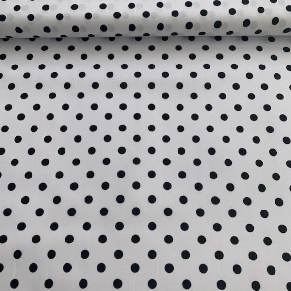 Popeline Bolas - Branco