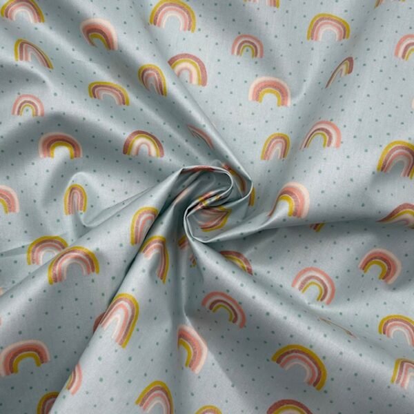 Popeline Plastificada Glitter - Verde