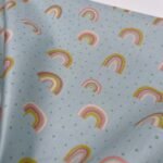 Popeline Plastificada Glitter - Verde