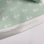 Popeline Âncoras - Verde Menta