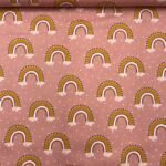 Popeline Arco-íris - Rosa
