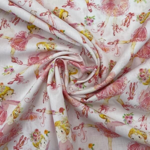 Popeline Bailarinas - Branco