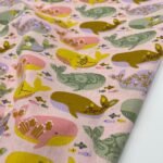 Popeline Baleia - Rosa