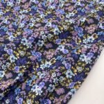 Popeline Beauty Flowers - Azul