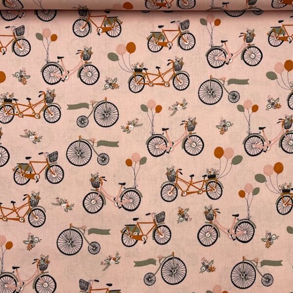 Popeline Bicycle - Rosa