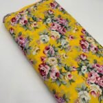 Popeline Big Rose - Amarelo