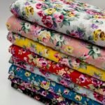 Popeline Big Rose - Preto