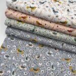 Popeline Bird - Salmão