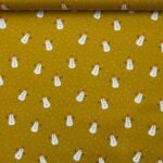 Popeline Boneco de Neve - Amarelo