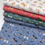 Popeline Butterfly - Azul