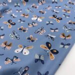 Popeline Butterfly - Azul