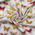 Popeline Butterfly - Branco