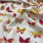 Popeline Butterfly - Branco