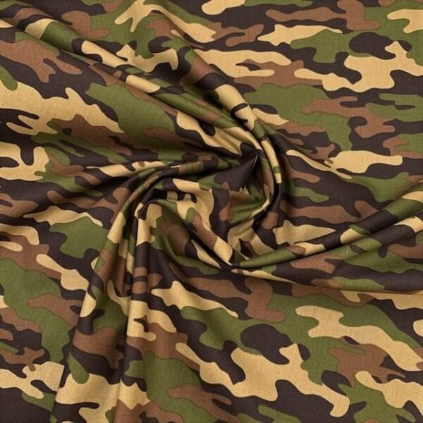 Popeline Camuflado - Bege