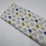 1 Peça de Popeline Cats c/ 5 mts - Branco