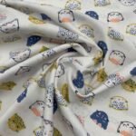 Popeline Chic Cats - Branco