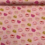 1 Peça de Popeline Cats c/ 5 mts - Rosa