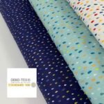 Popeline Color Rain - Verde Menta