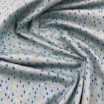 Popeline Color Rain - Verde Menta