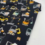 Popeline Construção - Preto