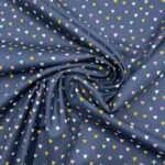 Popeline Corações - Azul