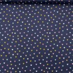 Popeline Corações - Azul