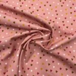 Popeline Corações - Rosa