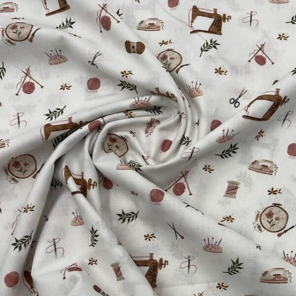 Popeline Costura - Branco