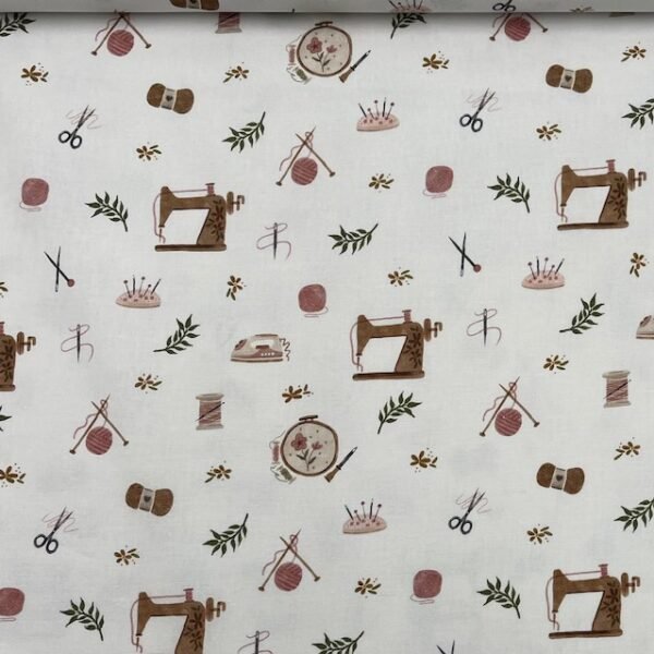 Popeline Costura - Branco