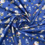 Popeline Dragão - Azul