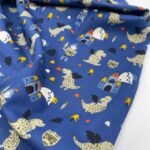 Popeline Dragão - Azul