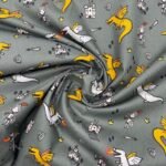 Popeline Dragão - Cinzento