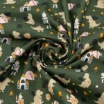 Popeline Dragão - Verde