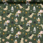 Popeline Dragão - Verde