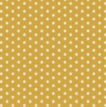 Popeline Estrelas - Amarelo Ouro