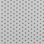Popeline Estrelas - Branco/Cinzento