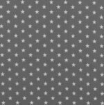 Popeline Estrelas - Cinzento