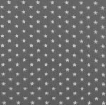 Popeline Estrelas - Cinzento