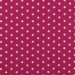 Popeline Estrelas - Rosa Choque