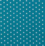 Popeline Estrelas - Turquesa