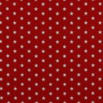 Popeline Estrelas - Vermelho