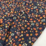 Popeline Floral - Azul