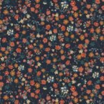 Popeline Floral - Azul