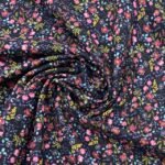 Popeline Flower - Azul